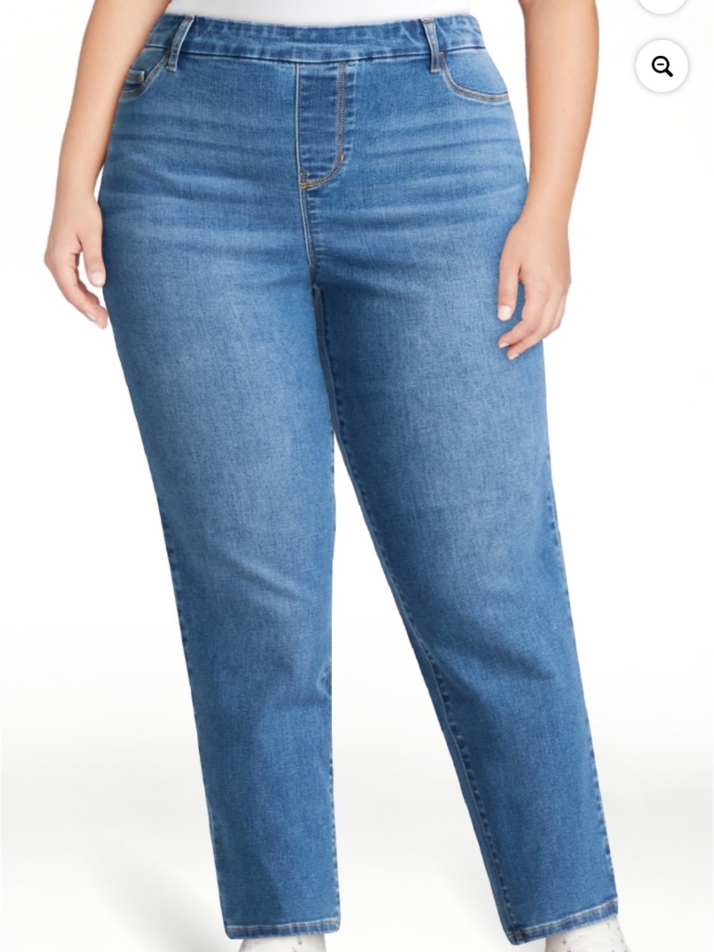 Time and Tru Women’s Medium Wash Straight Leg Denim Jeggings Size XXXL (22) NWT